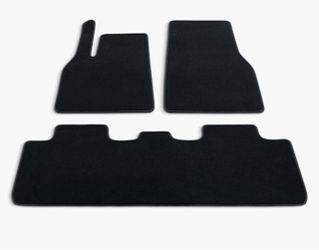2026 Tesla Model Y (Juniper) OEM Carpet Floor Mats + All-Weather Front Trunk Liner