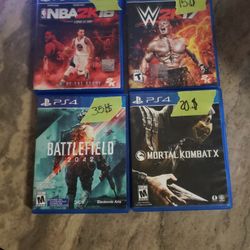 Wii, PS4, DS Games