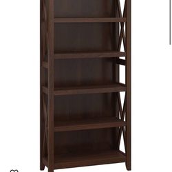 Book Case Wood, Bookshelf, Walnut, Shelving Unit, Shelf