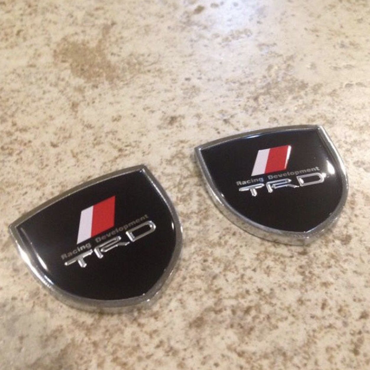 Metal Toyota TRD Emblems Racing Development