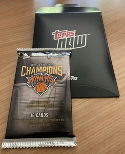 knicks 16 card team set topps