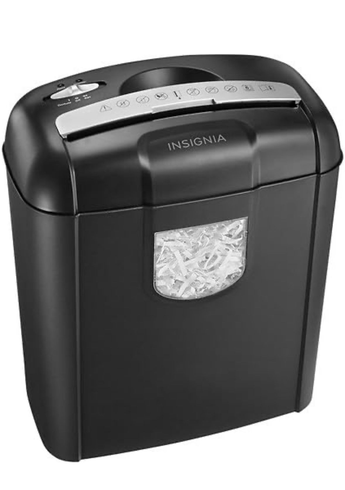 Insignia 6-Sheet Crosscut Shredder (NS-PS06CC) Black