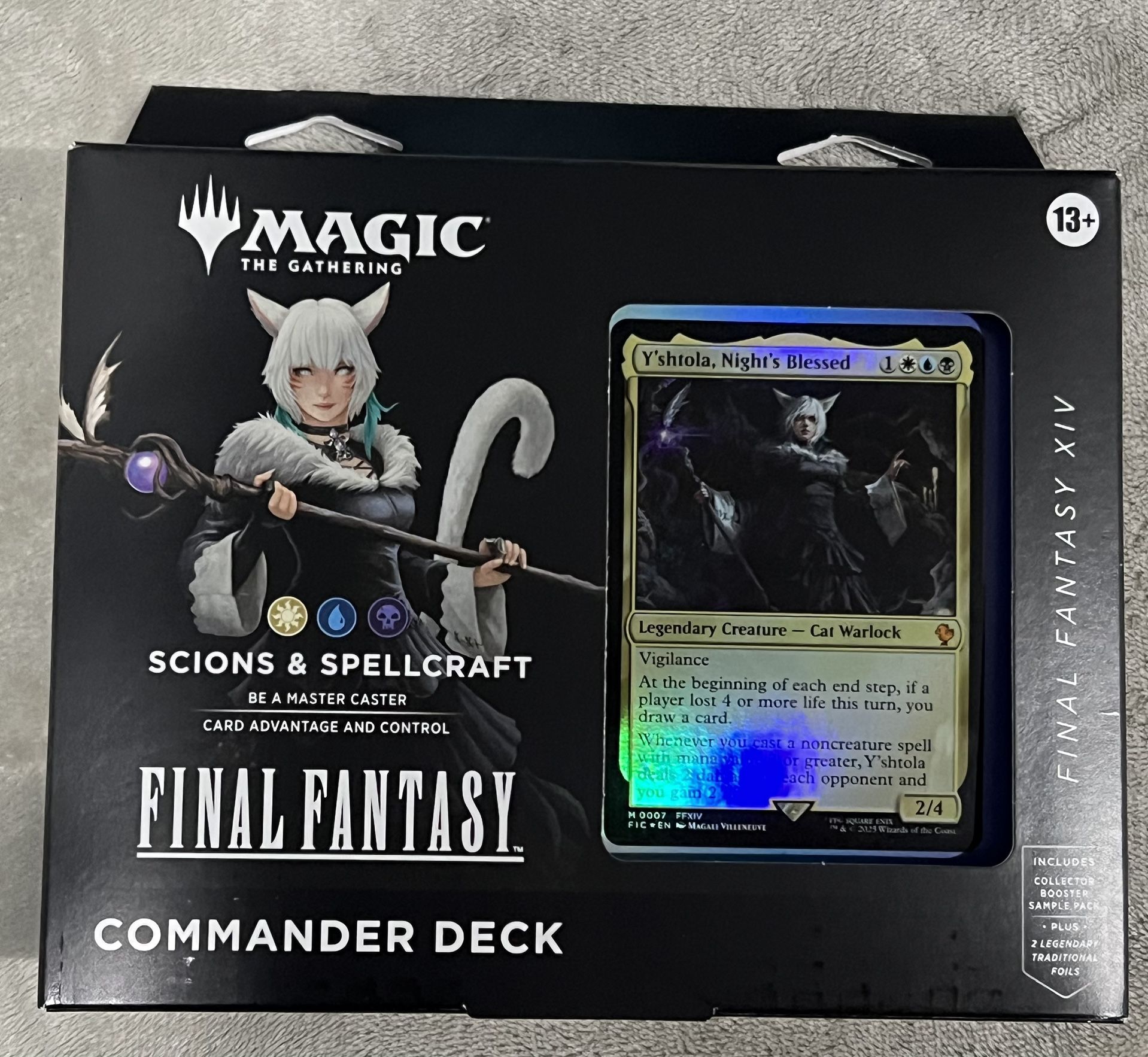 mtg final fantasy scions & spellcraft commander deck Collector's Edition card deck MTG Final Fantasy XIV Commander