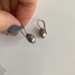 Titanium Diamond Earrings 