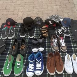 Vans Converse And Reebok Shoes