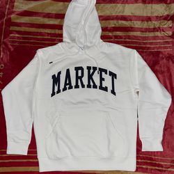 Market Studios Arc White Hoodie Sz XL