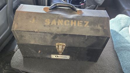 Tool Box Vintage With Tools