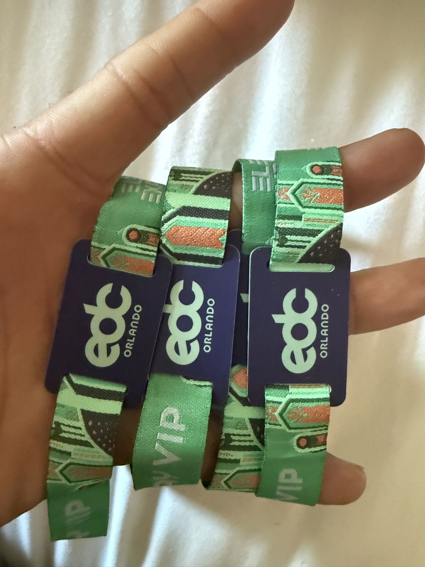 EDC SUNDAY VIP Wristbands For Sale