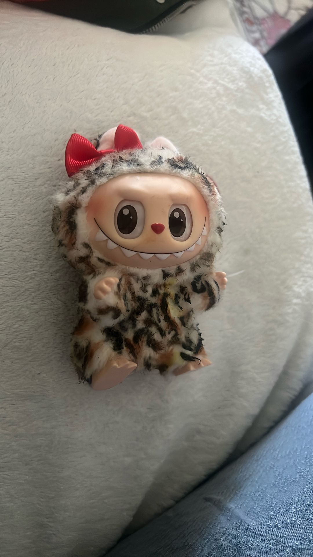 Custom Cheetah Leopard Labubu Cocoa Cola