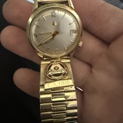 1972 Bulova Accutron 14K Gold Filled – PG&E 25 Year Award – Tuning Fork – Vintage 