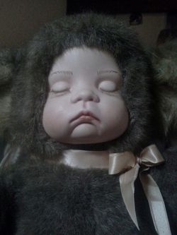 Porcelain Doll Teddy bear