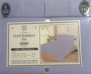 King size sheet set