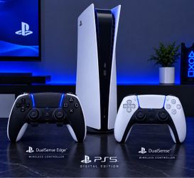 Ps5 digital slim with pro controller and normal controller