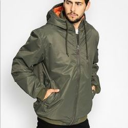 BOMBER JACKET / VANS / GREEN