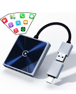 Wireless CarPlay Adapter for iPhone, Converts Wired to Wireless Apple CarPlay Adapter