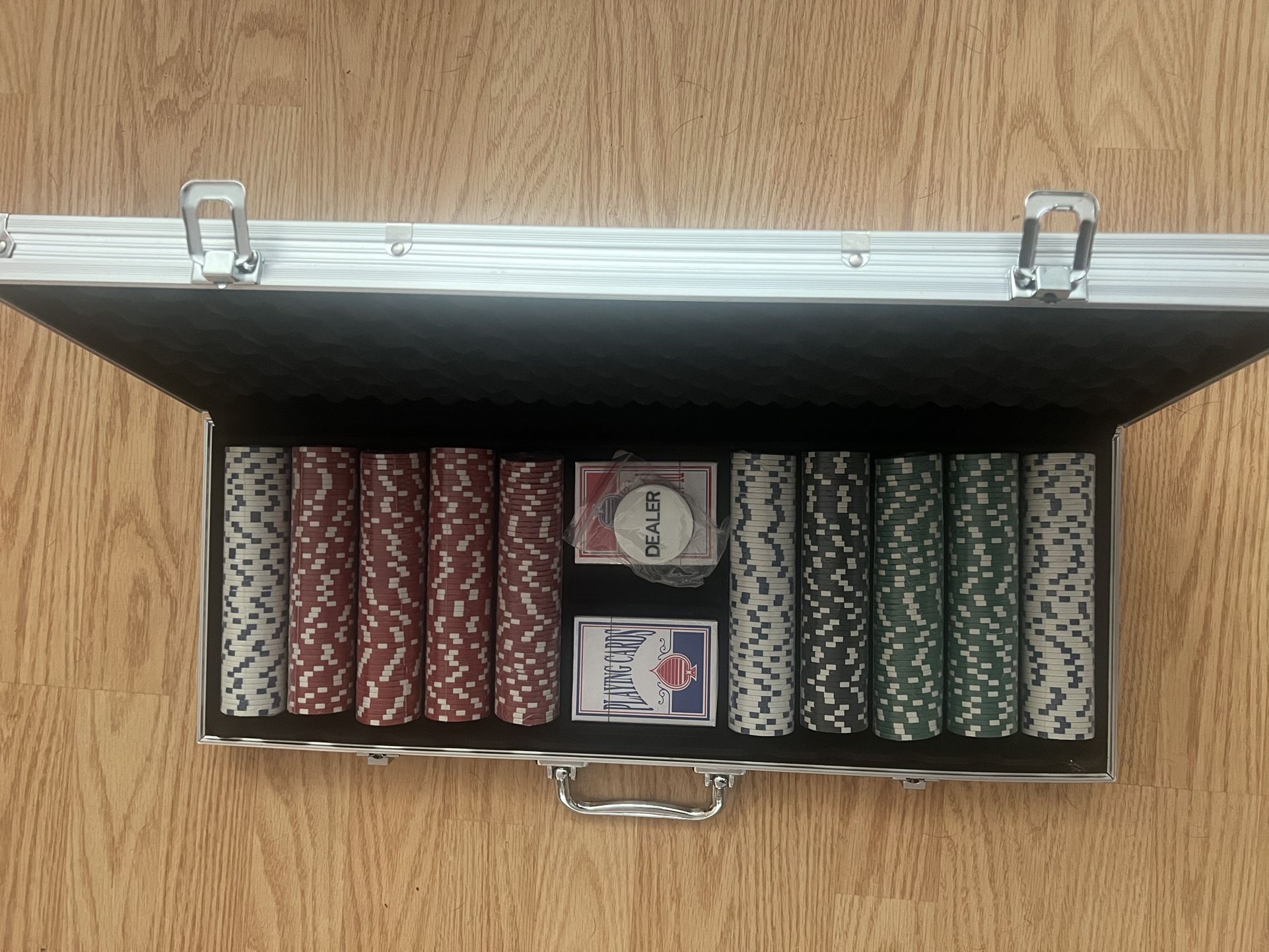 Brand new poker set as pictured. Never used. 