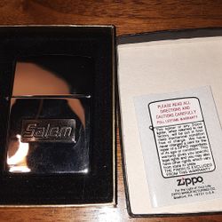 1991 Zippo Lighter Salem Cigarettes Chrome NIB