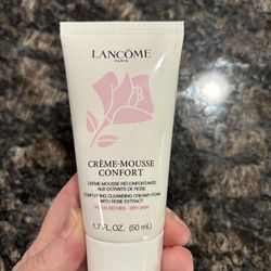 NEW LANCÔME CRÈME MOUSSE CONFORT COMFORTING CLEANSING CREAMY FOAM FOR DRY SKIN $5!!