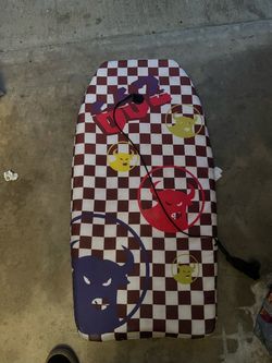 BZ Bodyboard / Boogie Board – 36" Checked Graphic with Leash, $40 OBO