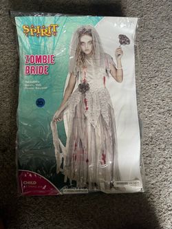 Girl’s Zombie Bride Halloween Costume