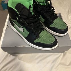 Nike Jordan Black And Green