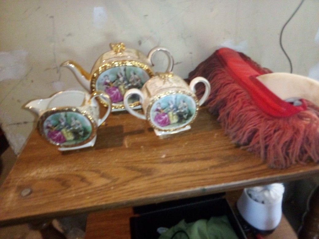 Saddle Rack Vintage French Artist Tra Set French