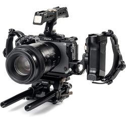 Tiltaing Pro Kit Compatible with Sony FX3 in Black | Compatible with Original FX3 Top Handle, ARCA Quick Release | Top Mounting Plate, Integrated Desi