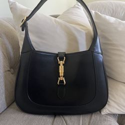 Gucci Leather Jackie Shoulder Bag