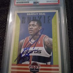 Psa/Dna Autographed Bradley Beal Rookie Card