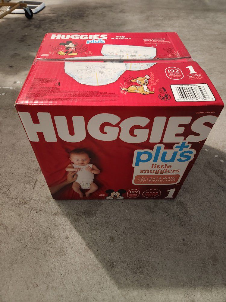 Huggies Diapers Size 1 New Baby Diapers