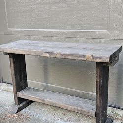RUSTIC. WOOD. BENCH