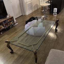  Antique Glass Table