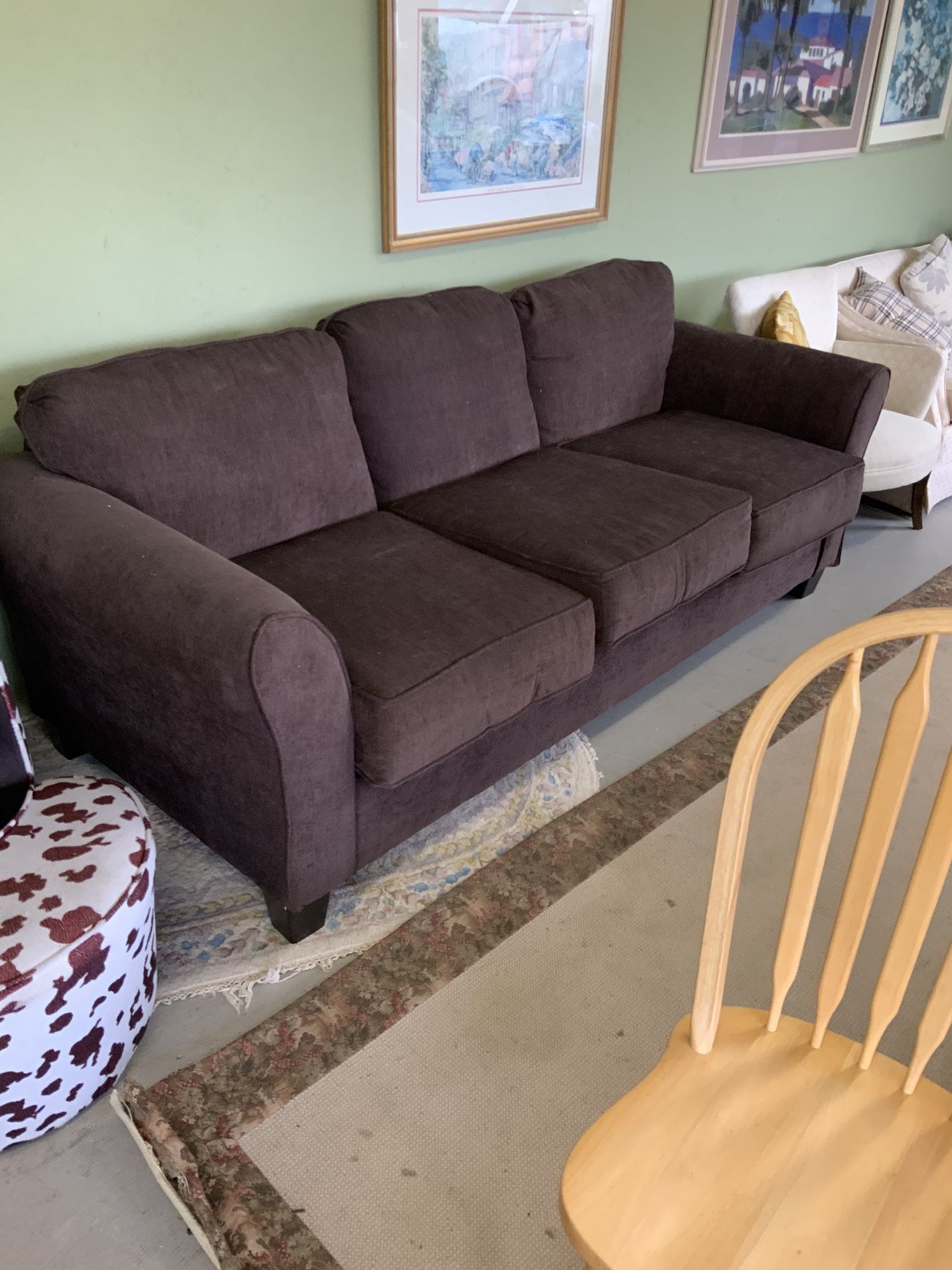 Chocolate Colored Couch (30% Off Price Listed)
