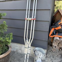 Crutches and Boot 