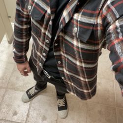 Super Rare Chrome Hearts Flannel Fits M/L