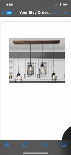 Farm House Wood Pendent Light
