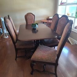 Large Dining Room Table With 6 Chairs