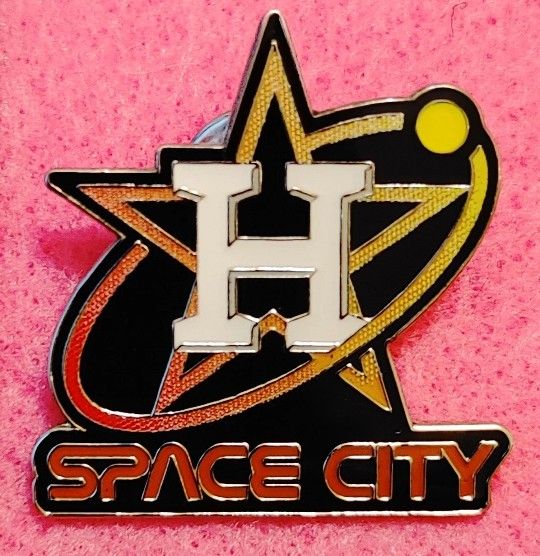Houston Astros "SPACE CITY" Logo Collector's Pin By Wincraft (UNUSED)π Please Read Description.