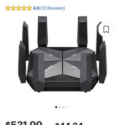 (NEW) TP-Link AXE16000 Quad-Band 16-Stream Wi-Fi 6E Router