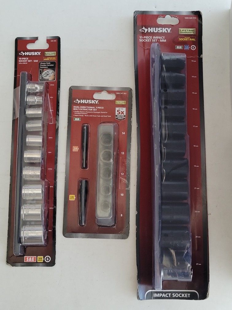 Husky Socket Sets Read Ad For Pricing