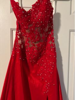 Red dress