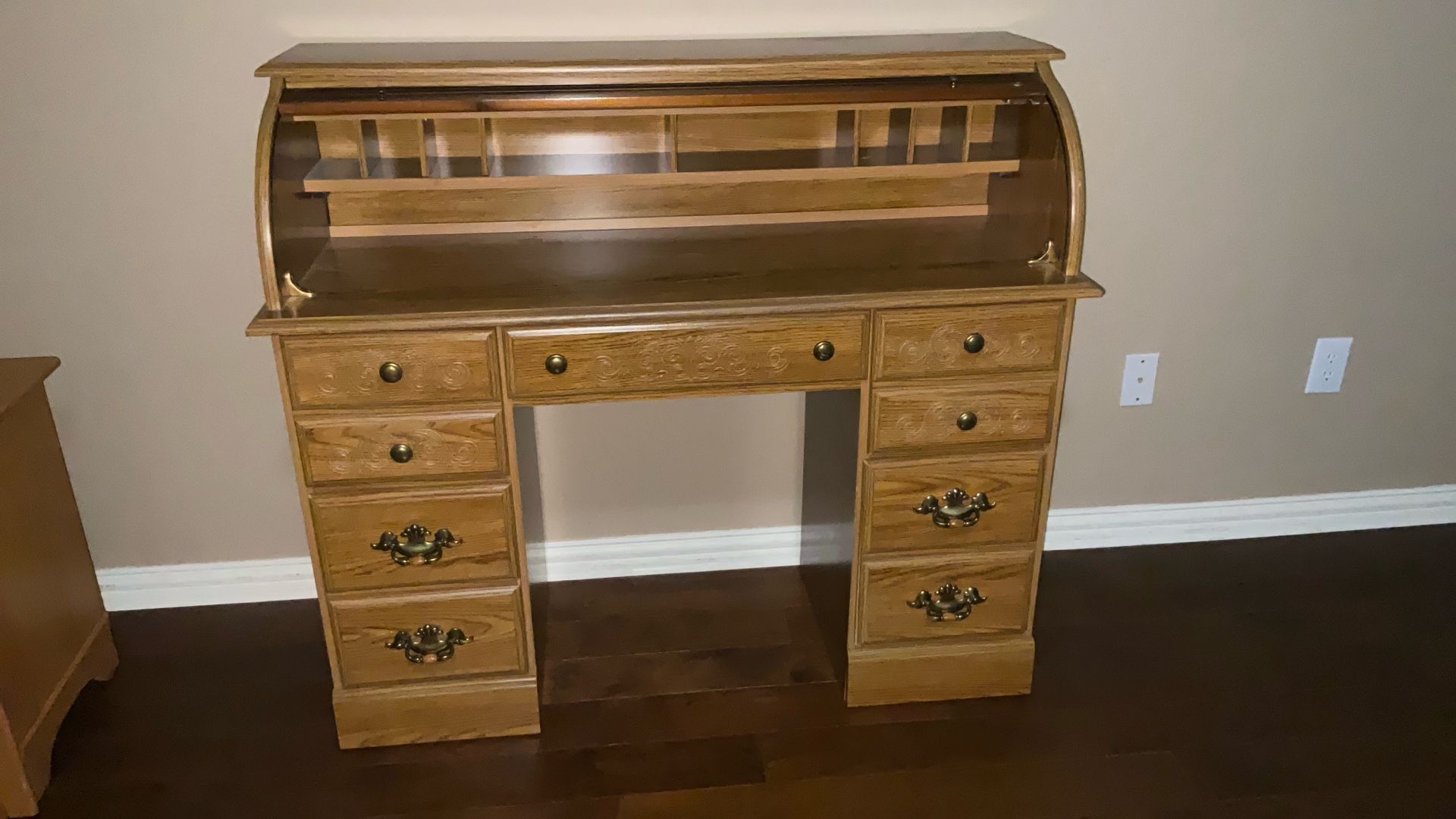 Desk— Roll Top Desk For Sale