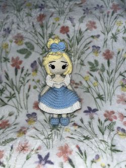 Cinderella Crochet Doll