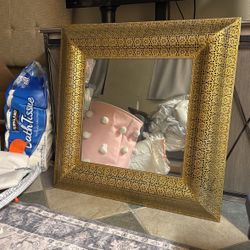 Gold Metal Mirror