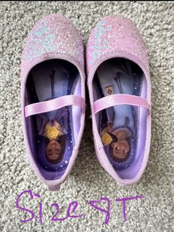 Toddler girls glitter shoes