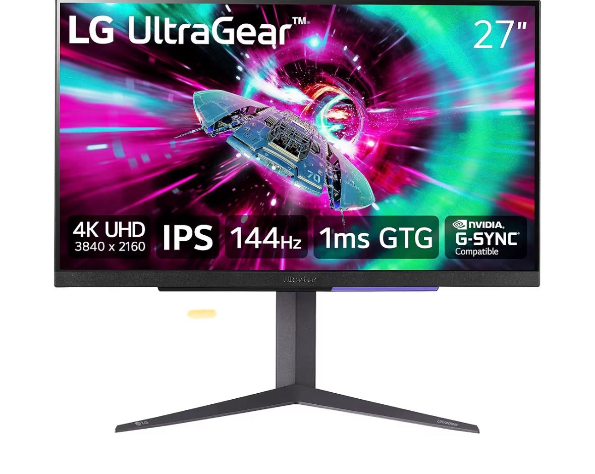 LG 27” UltraGear UHD Gaming Monitor 