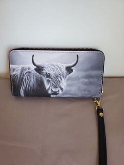 Western Highland Cow Wallet