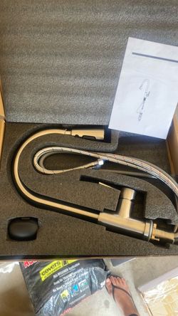 Brushed Nickel Pull-Down Kitchen Faucet