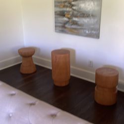 3 Crate And Barrel Chess Piece Tables