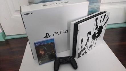 PS4 Pro 1tb limited edition death stranding console bundle